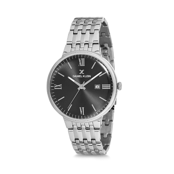 Relógio Analógico Daniel Klein Premium Dk12242-3 Prata e Preto