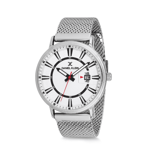 Relógio Analógico Daniel Klein Premium Dk12244-1 Prata
