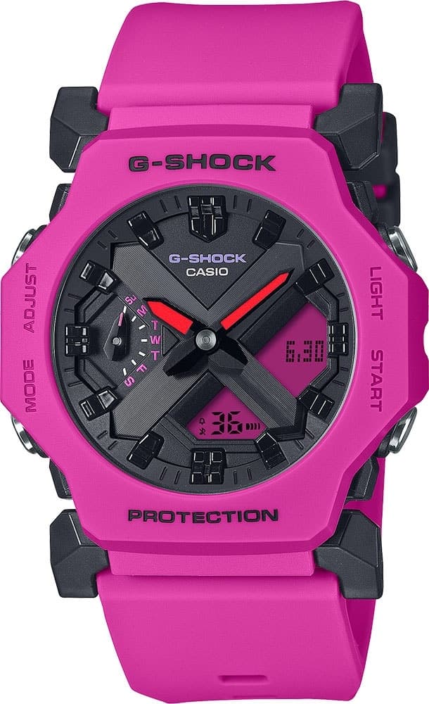 Relógio Casio Analógico/Digital Ga-2300-4ADR Preto/Fúcsia