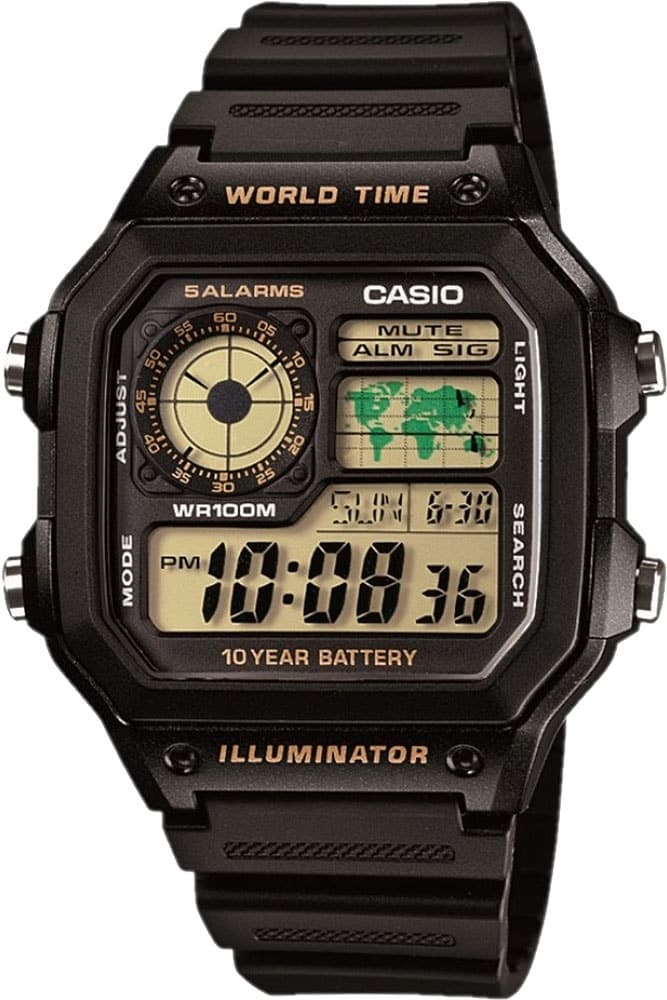 Relógio Casio Digital Ae-1200WH-1BVDF Masculino
