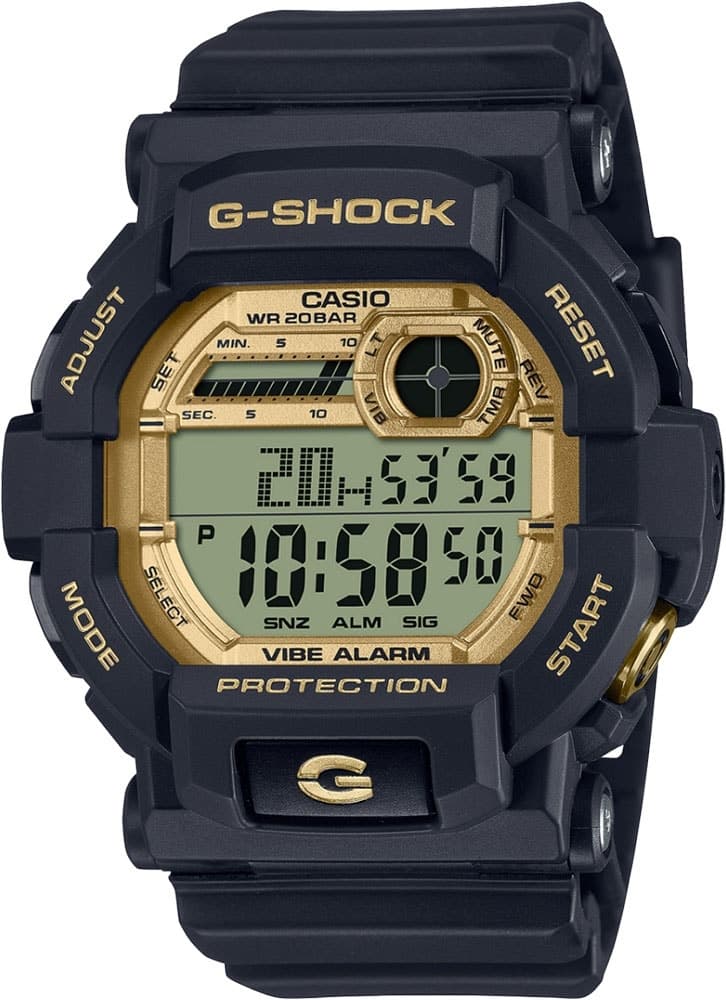 Relógio Digital Casio Gd-350GB-1DR Preto/Dourado