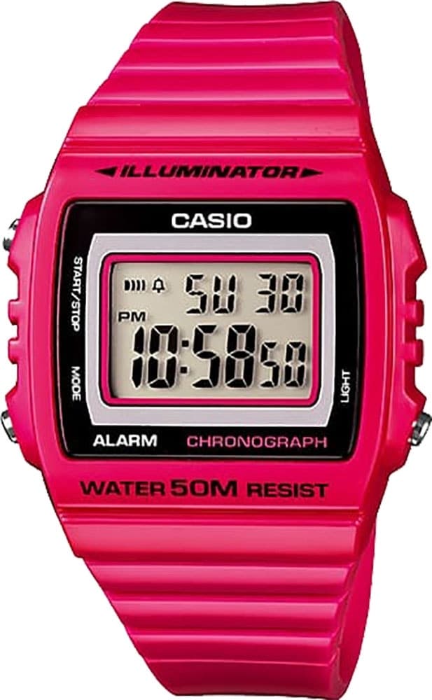 Relógio Digital Casio W-215H-4AVDF Fúcsia