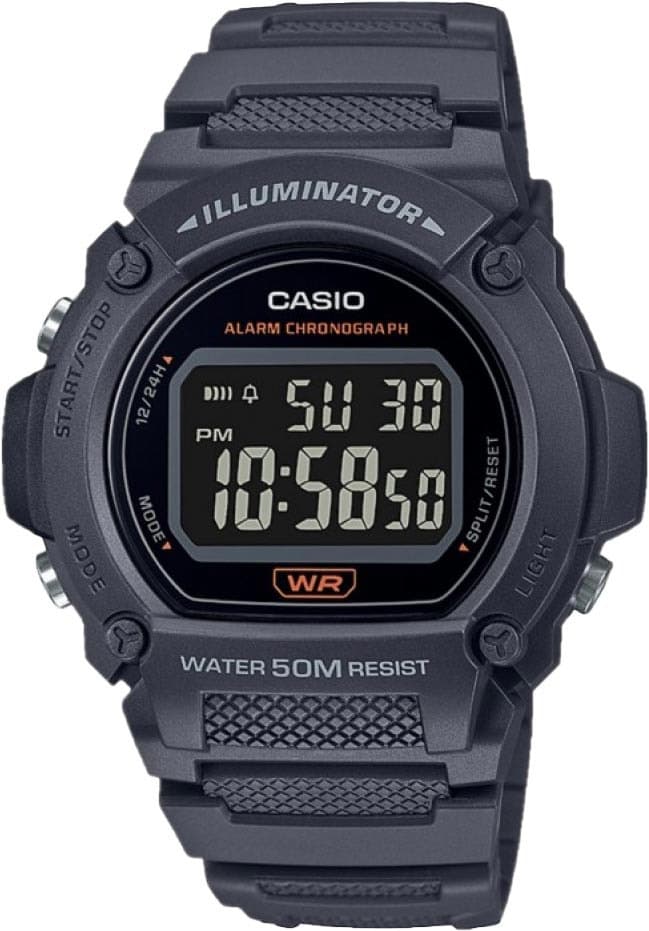 Relógio Casio Digital W-219H-8BVDF Masculino