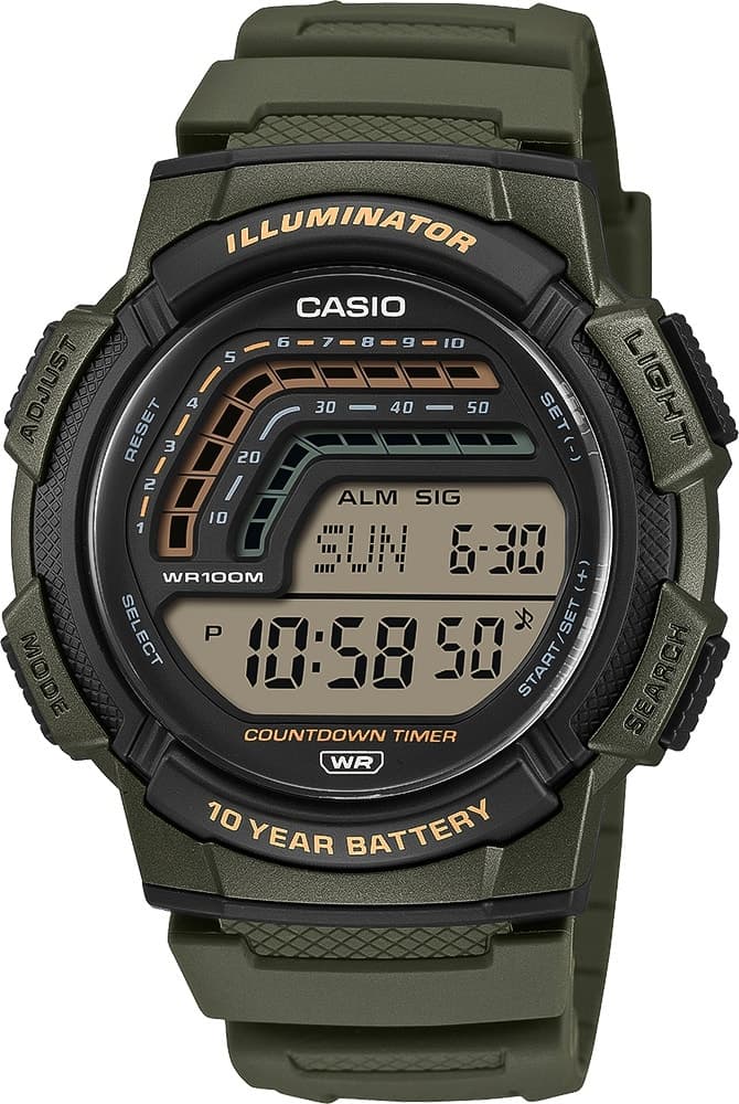 Relógio Casio Digital Ws-1800-3AVDF Masculino