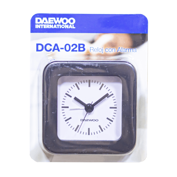 Relógio com Alarme Daewoo International Dca-02B - Preto