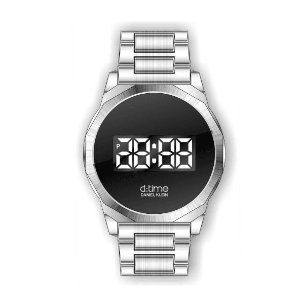 Relógio Digital Masculino Daniel Klein D Time Dk.1.12322-1 Prata
