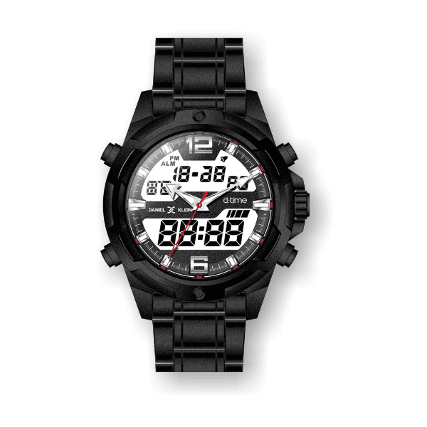 Relógio Digital Masculino Daniel Klein D:Time Dk.1.12355-5 Preto