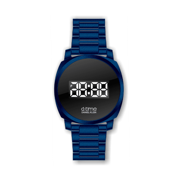 Relógio Digital Masculino Daniel Klein D:Time Dk.1.12435-4 Azul