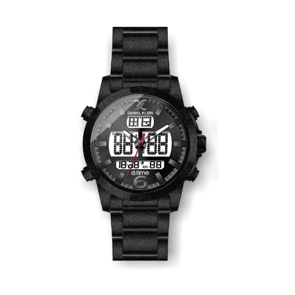 Relógio Digital Masculino Daniel Klein D:Time Dk.1.12437-4 Preto