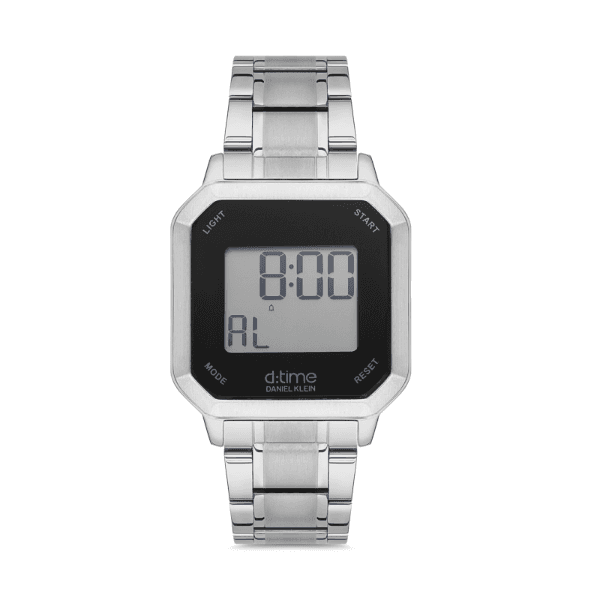 Relógio Digital Masculino Daniel Klein D:Time Dk.1.12636-1 Prata