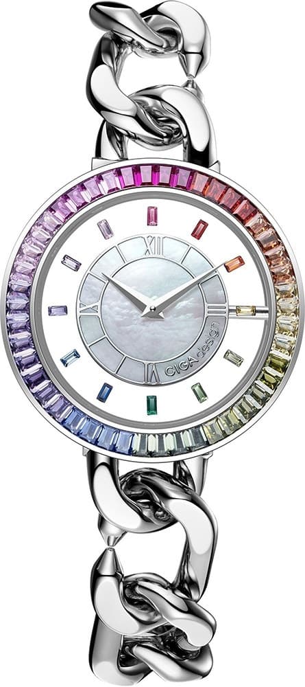 Relógio Feminino Ciga Design D022-Sirb-3SS Sparkle Collection Bezel Quartzo
