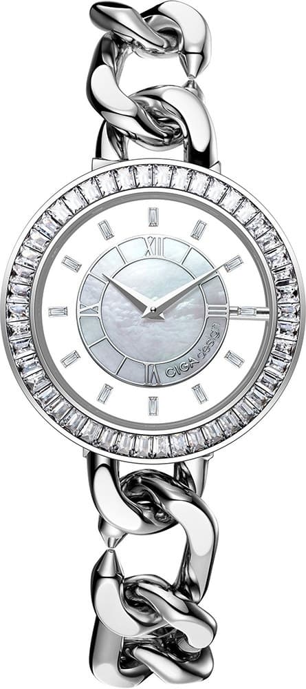 Relógio Feminino Ciga Design D022-Siwh-3SS Sparkle Collection Quartz Prateado