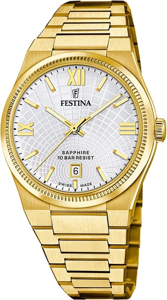 Relógio Festina Swiss Made Rivé F20057/1 Masculino
