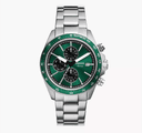 Relógio Fossil Fs6127 Verde/Prateado