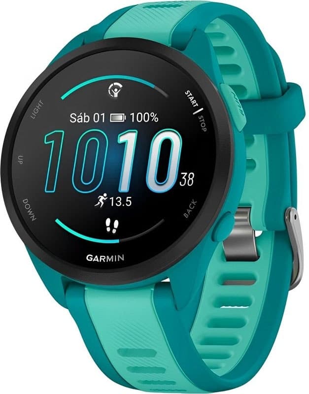 Relógio GPS Garmin Forerunner 165 Music Turquesa/Água
