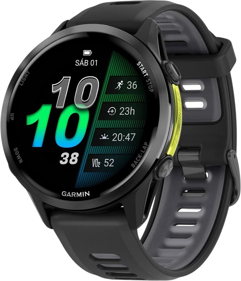 Relógio GPS Garmin Forerunner 570 42MM Slate Gray/Black