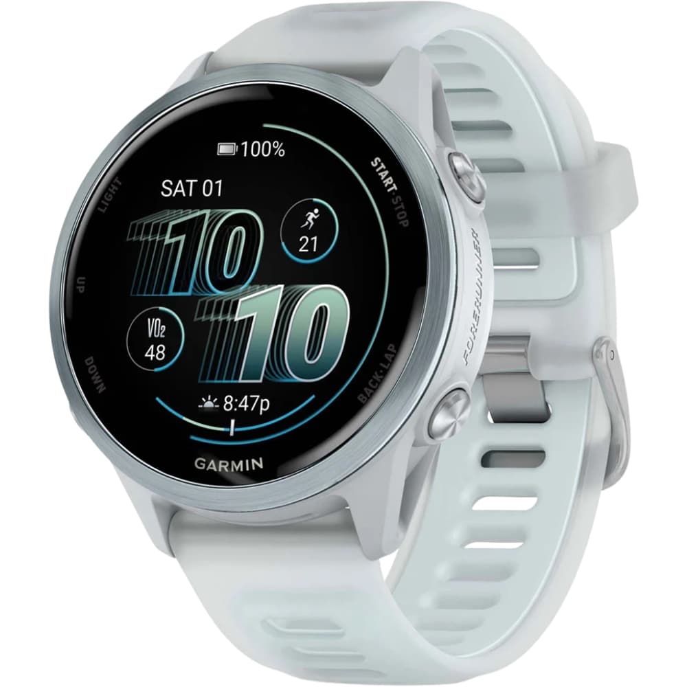 Relógio GPS Garmin Forerunner 570 42MM Cloud Blue/Aluminum