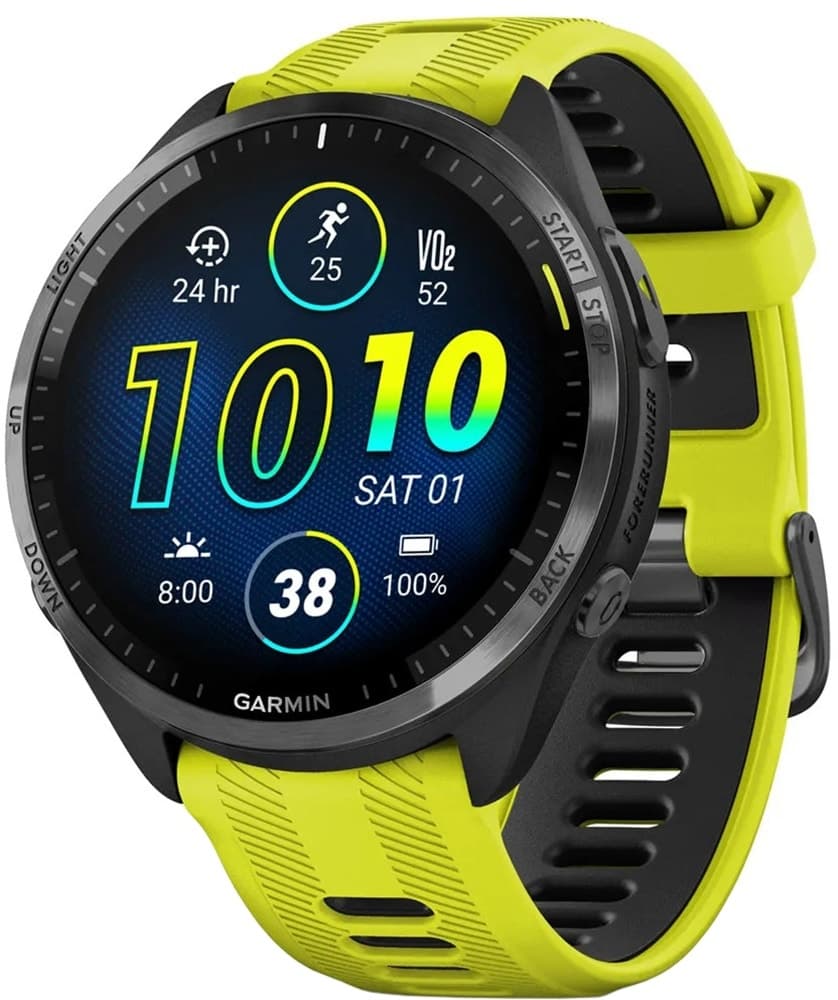 Relógio Smartwatch Garmin Forerunner 965 010-02809-02 Amarelo/Preto