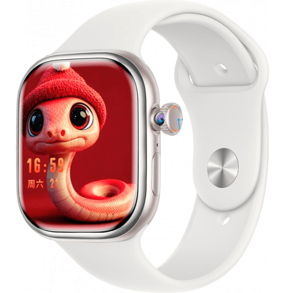 Relógio Inteligente Smartwatch Microwear Watch Ai 11 49MM 5G Sim Card Wifi Bluetooth Chat Gpt Play Store Câmera Chamada de Vídeo Áudio 4 Pulseiras Cinza