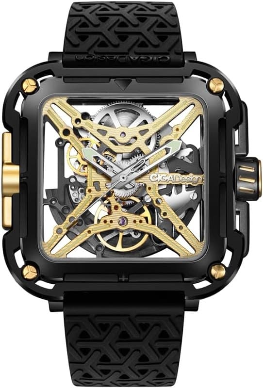 Relógio Masculino Ciga Design X021-Blgo-W25BK X-Series Gorilla Black Gold