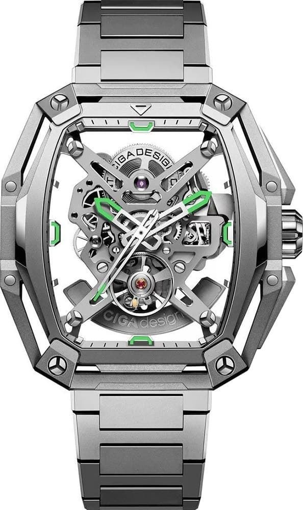 Relógio Masculino Ciga Design Z035-Ss01-W1S Z Series Hunter Automático Prateado