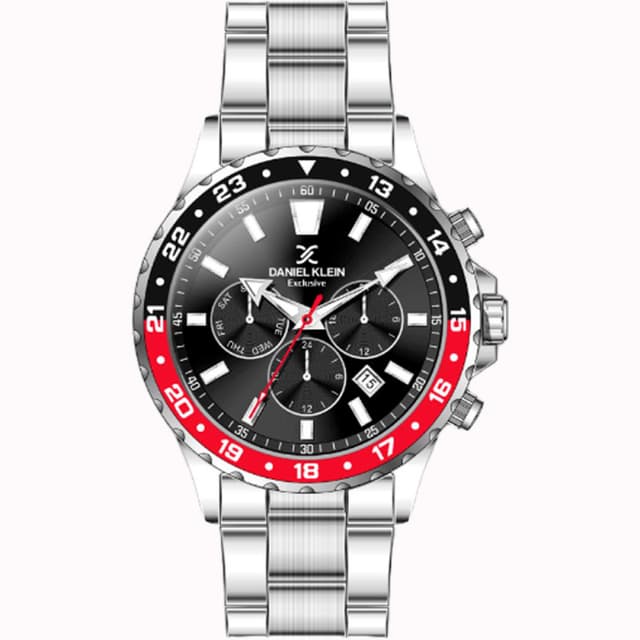 Relógio Masculino Daniel Klein Dk.1.12333-2 Exclusive Prata