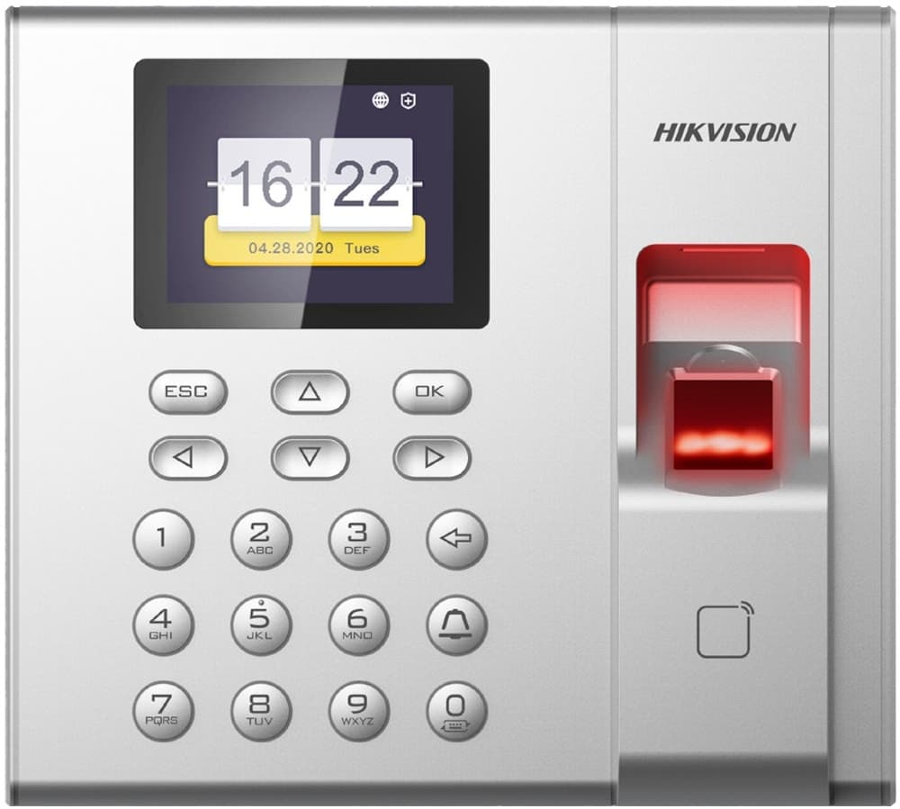 Relógio de Ponto Biométrico Hikvision Ds-K1T8003MF