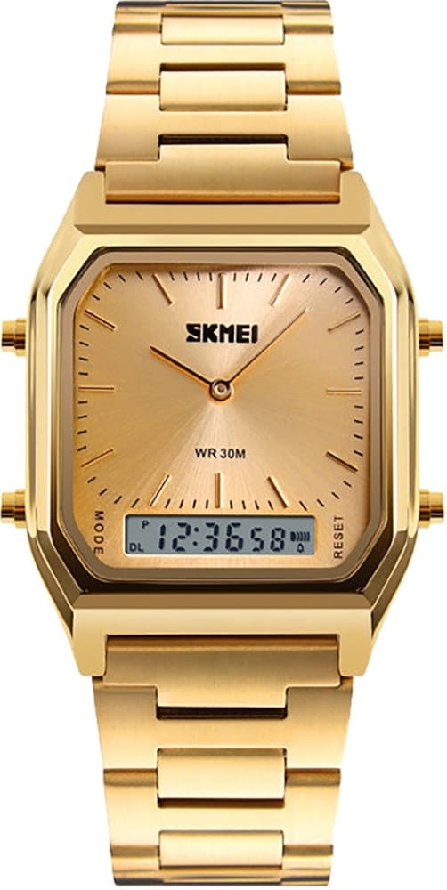 Relógio Skmei 1220 Dourado Unissex