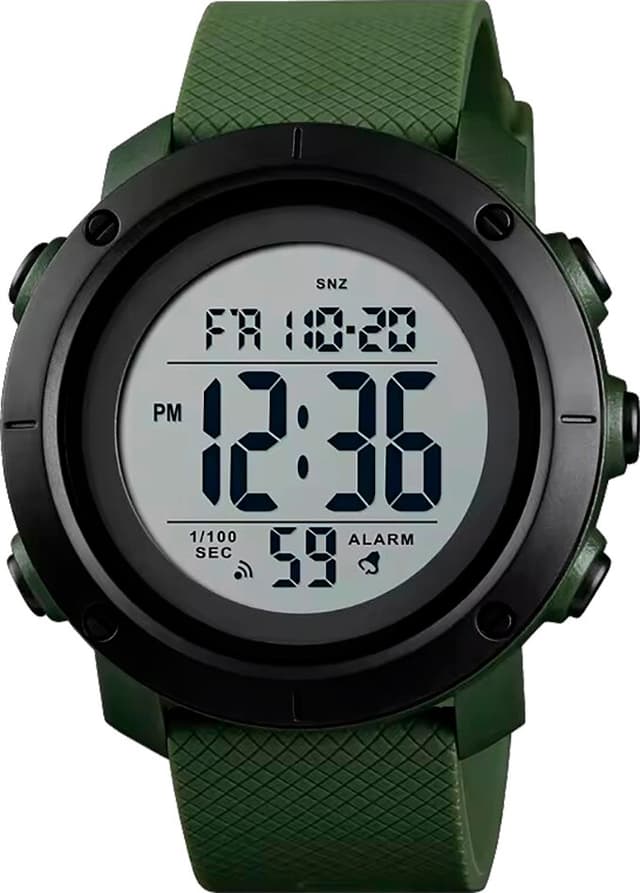 Relógio Masculino Skmei 1434 Army Green White