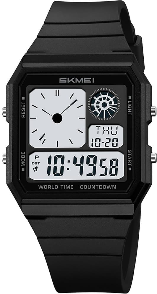 Relógio Skmei 2347 Preto/Branco - Masculino