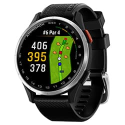 Relógio Smartwatch Garmin Approach S44 Golf Preto / Prata