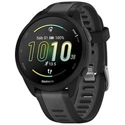Relógio Smartwatch Garmin Forerunner 165 Amoled Preto / Cinza