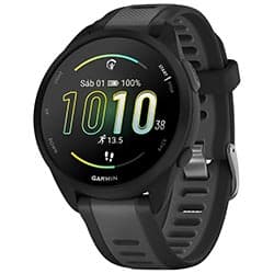 Relógio Smartwatch Garmin Forerunner 165 Music Amoled - Preto