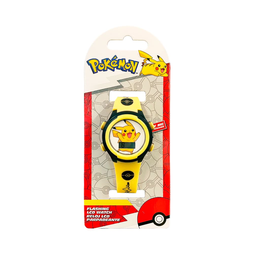 Relógio Digital Mays Pokémon POK3045BOI Amarelo