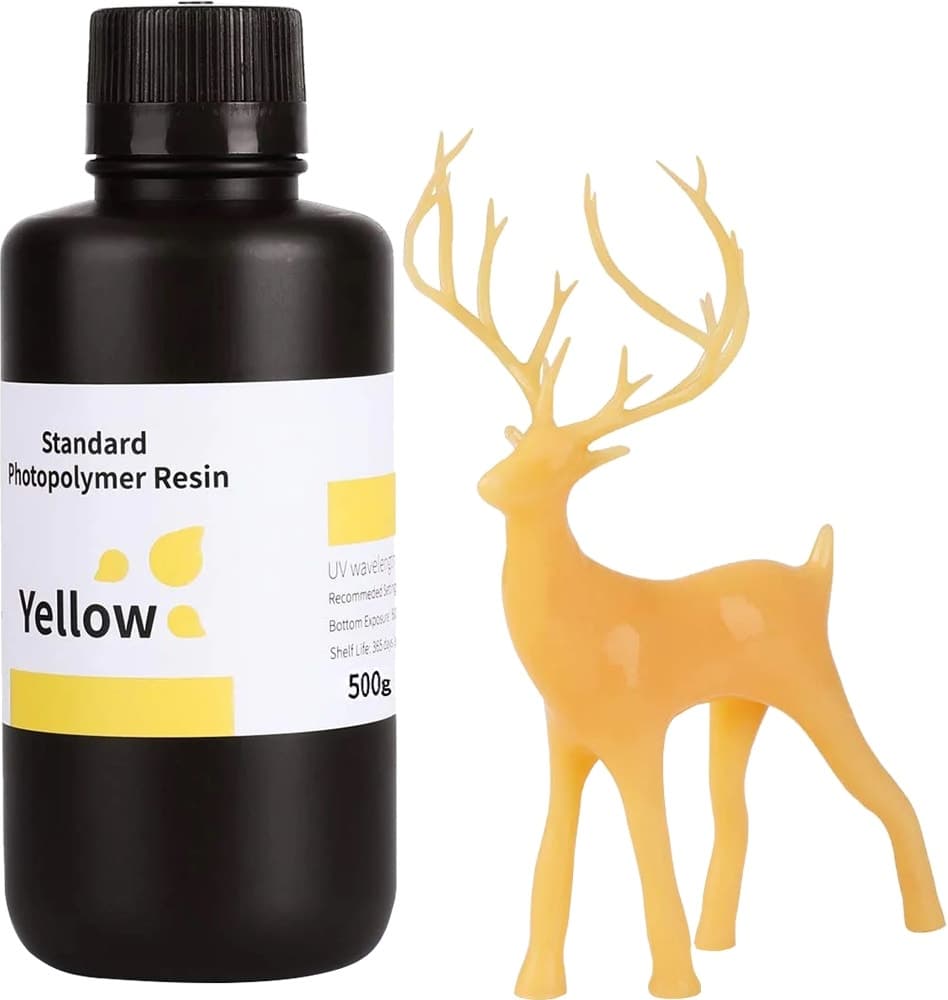 Resina para Impressora 3D Elegoo V1.0 Standard 500G - Amarelo