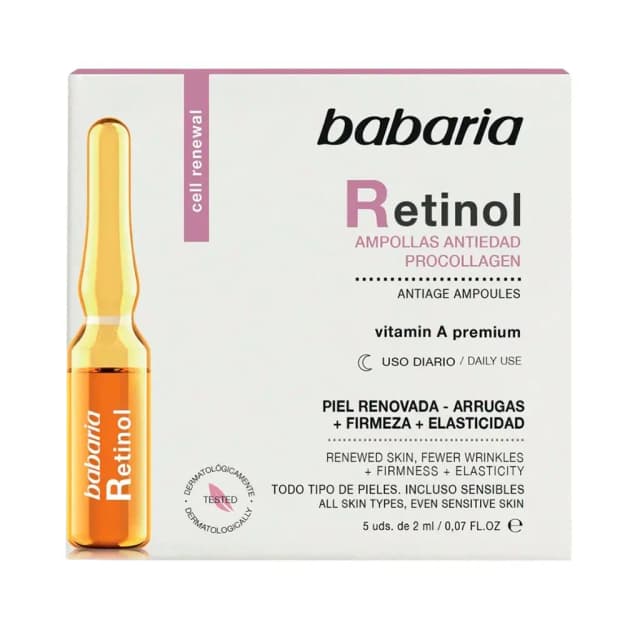 Ampolas Antienvelhecimento Retinol Babaria