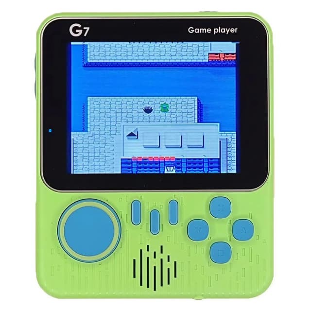 Retro Console Game Box G7 666 Jogos AV/TV HD 3.5" Verde