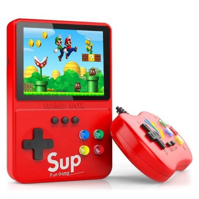 Console Portátil Retro Game Boy Game Box K31 Plus 500 Jogos AV/TV 3.5" Vermelho
