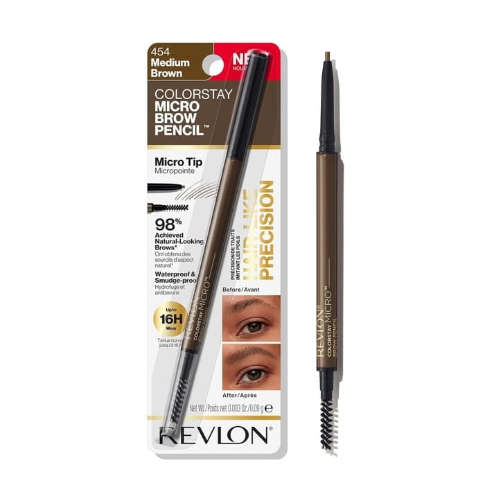 Lápis para Sobrancelha Revlon Colorstay 454 Medium Brown