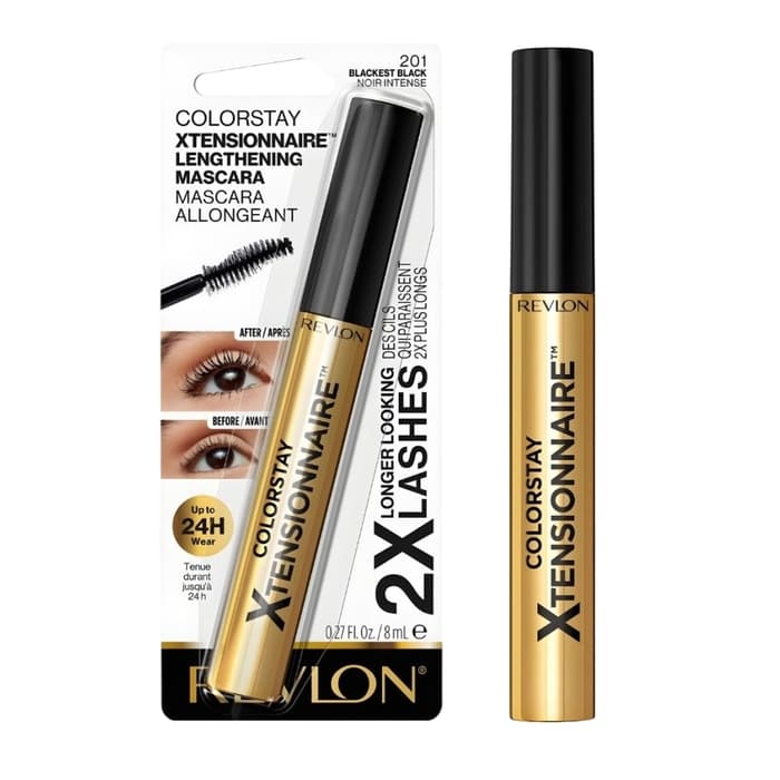 Máscara Alongadora Revlon Colorstay Xtensionnaire #201 Blackest Black