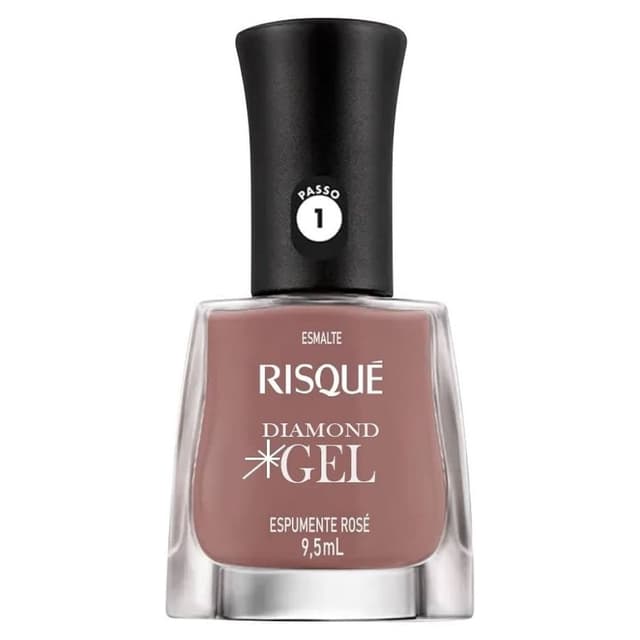 Risque Esmalte De Uñas Cremoso Diamond Gel Espumante Rose 9.5ML