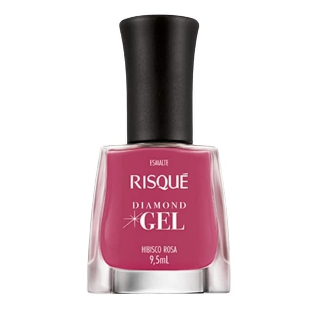 Risque Esmalte De Uñas Cremoso Diamond Gel Rosa 9.5ML