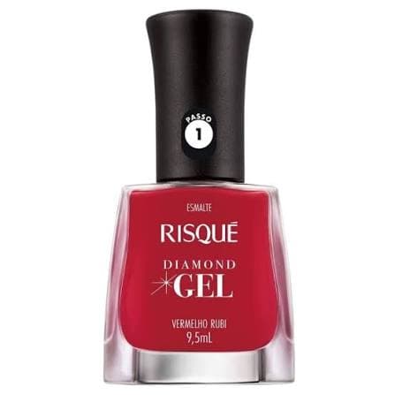 Risque Esmalte De Uñas Cremoso Diamond Gel Vermelho Rubi 9.5ML