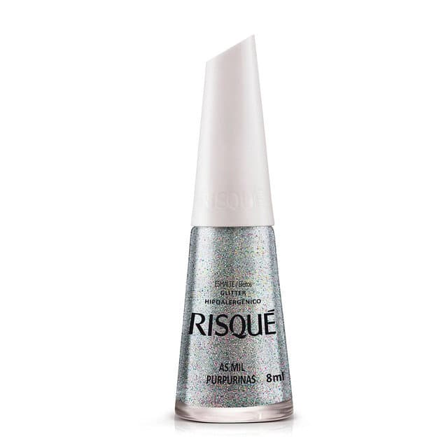 Risque Esmalte De Uñas Gliter Mil Purpurinas 8ML