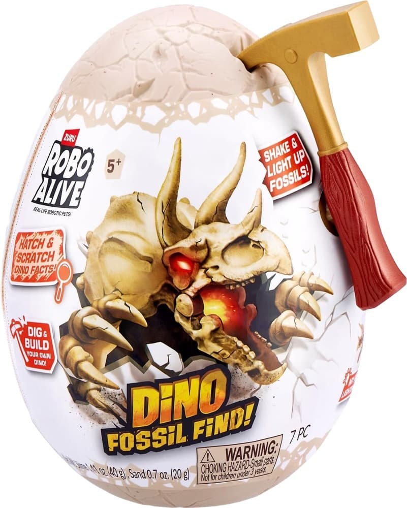 Brinquedo de Controle Remoto Robo Alive Dino Fossil Find Zuru