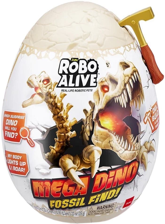 Robô Vivo Mega Dino Fossil Find! Zuru