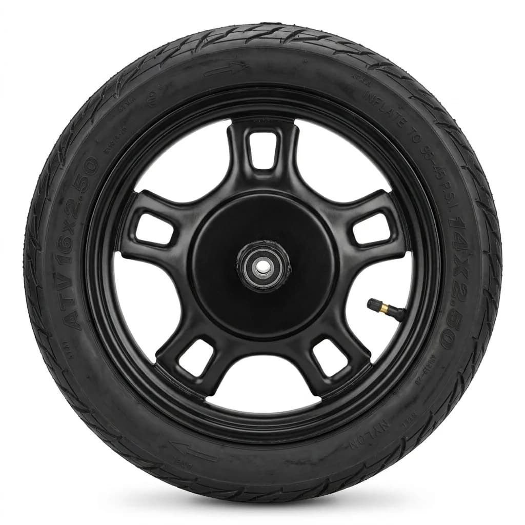 Roda Dianteira Smart Wheel iBike 14" com Pneu e Aro Reforçado