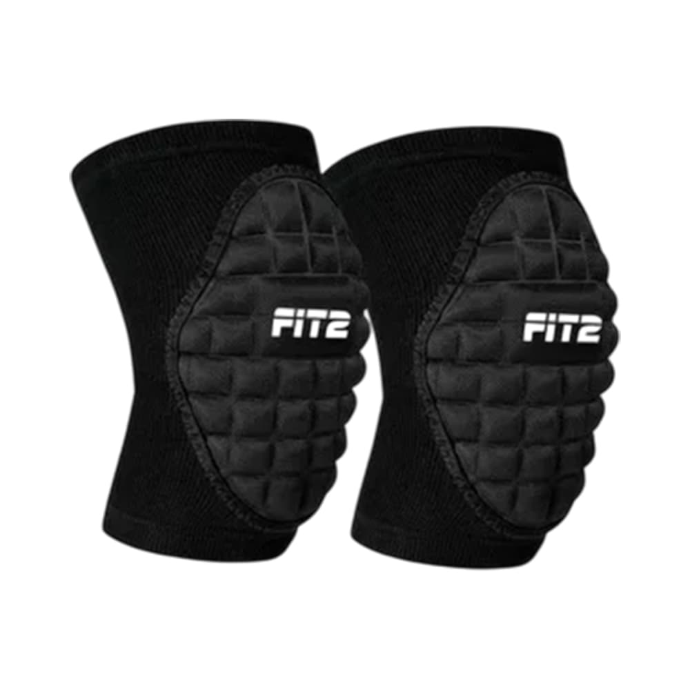Joelheiras Esportivas Fit2 Rod-01 Unissex 1 Par Preto