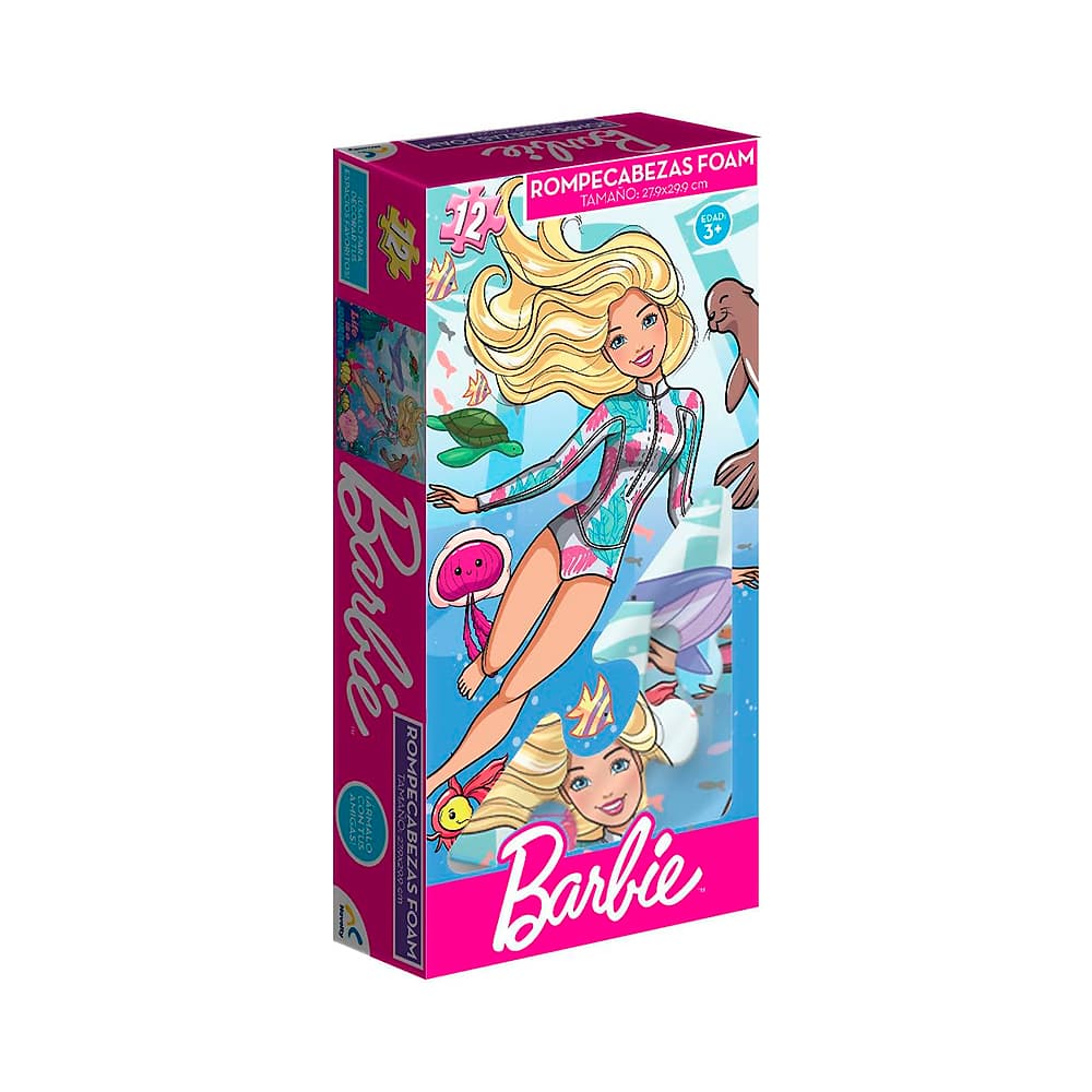 Quebra-Cabeça Barbie Foam Life Is A Journey Jca-3194 12 Peças