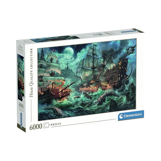 Quebra-Cabeça Clementoni Pirates Battle High Quality Collection 6000 Peças